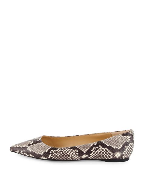 nordstroms michael kors flats|Michael Kors snakeskin flats.